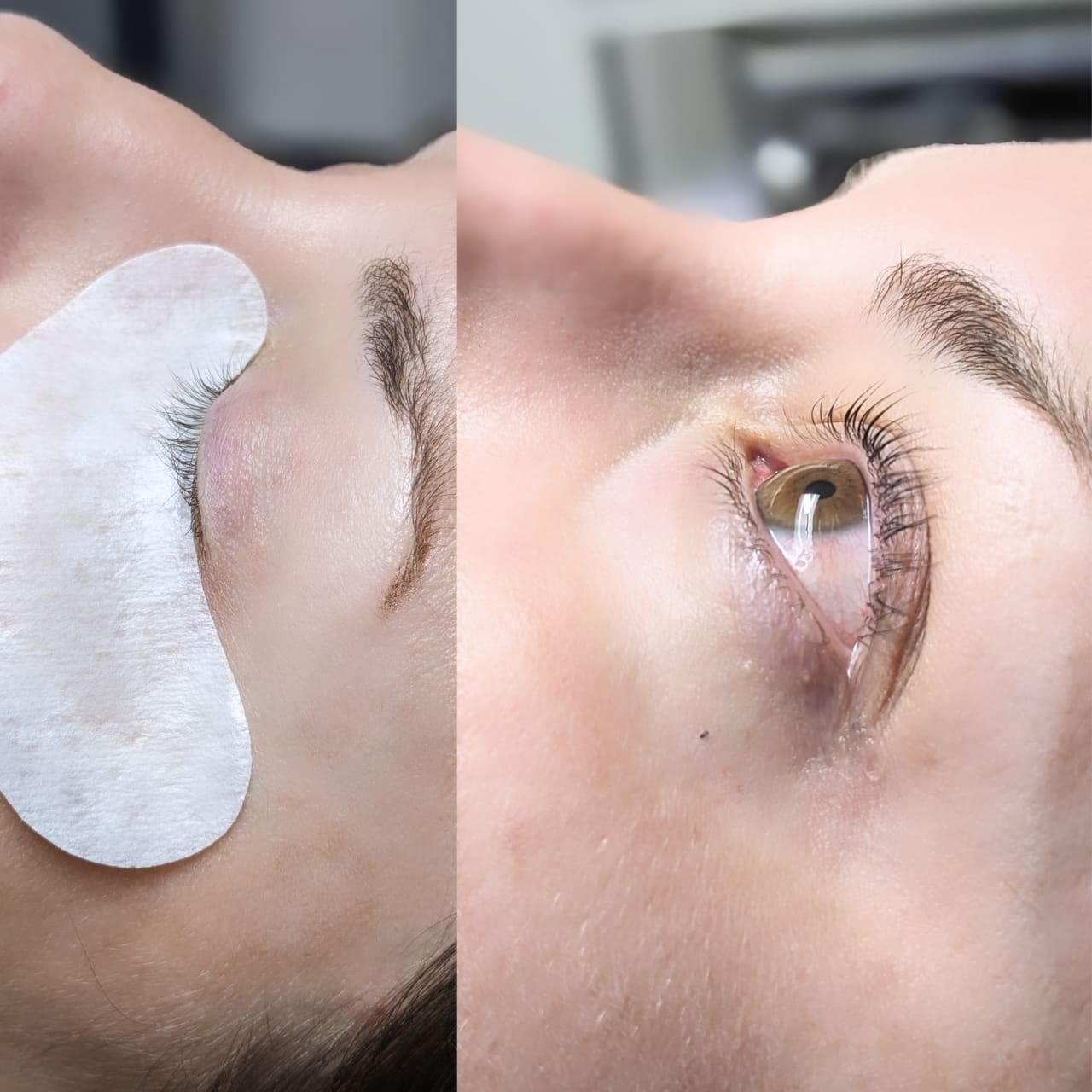 Customer photo review of LASH & BROW LIFT KIT