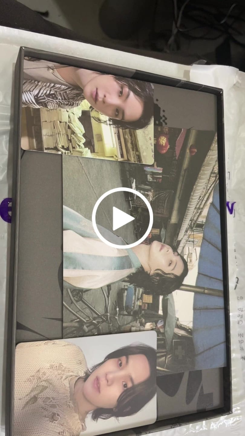 Customer video review of BTS SUGA - D-DAY 1ST SOLO ALBUM NO P.O.B VER.