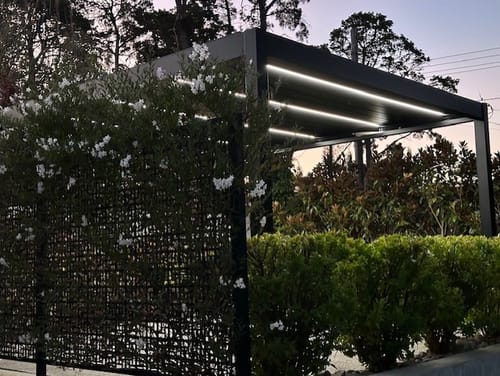 Customer photo review of Caribbean Motorised Freestanding  Louvre Roof Aluminium Pergola