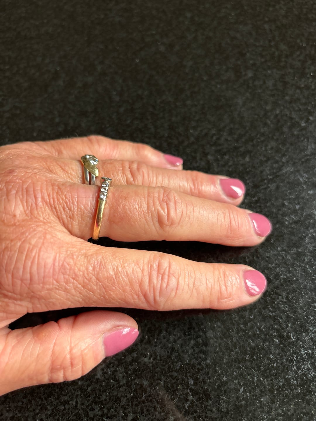 Customer photo review of Baby Pink Dipping Powder