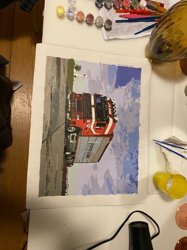 Customer photo review of Malowanie po numerach Własne zdjęcie