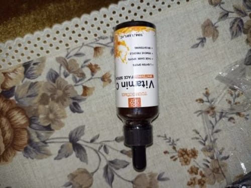 Customer photo review of Sérum Niacinamide + Vitamine C Anti taches et acné