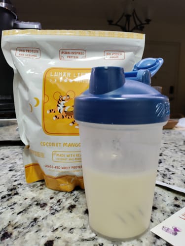 Customer photo review of Coconut Mango Cream - Whey Protein Isolate