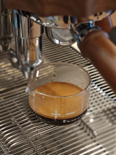 Customer photo review of Espresso Shot Glass with Measuring Scale - MUVNA