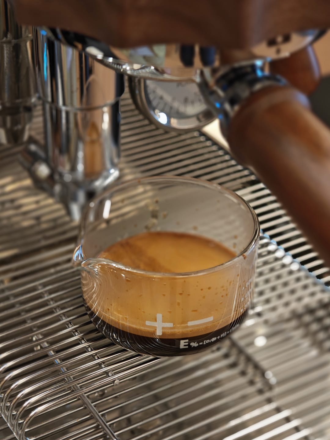 Customer photo review of Espresso Shot Glass with Measuring Scale - MUVNA