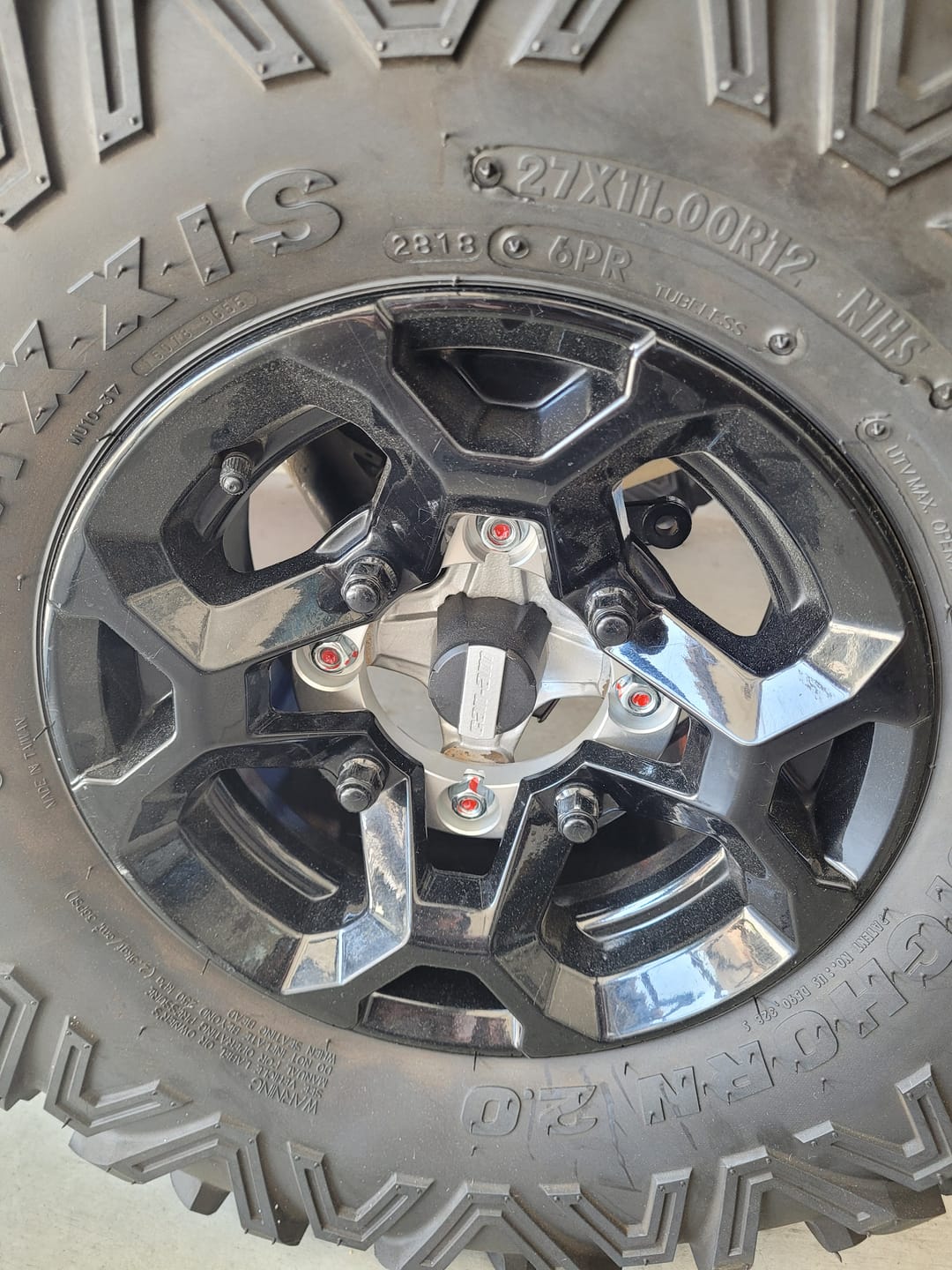 Customer photo review of Can-Am Wheel Spacers - Select Model (Sold in Pairs)