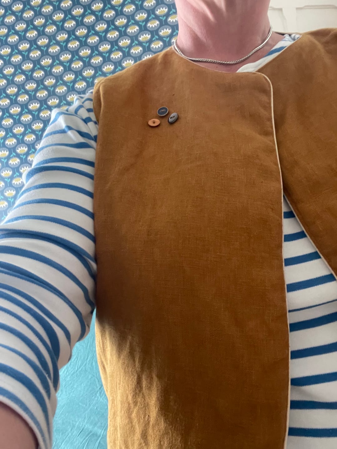Customer photo review of Veston Gaston en jacquard Mirifique