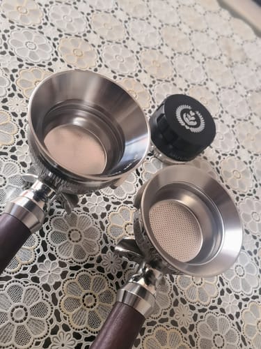 Customer photo review of Barista Magnetic Espresso Dosing Funnel - MUVNA