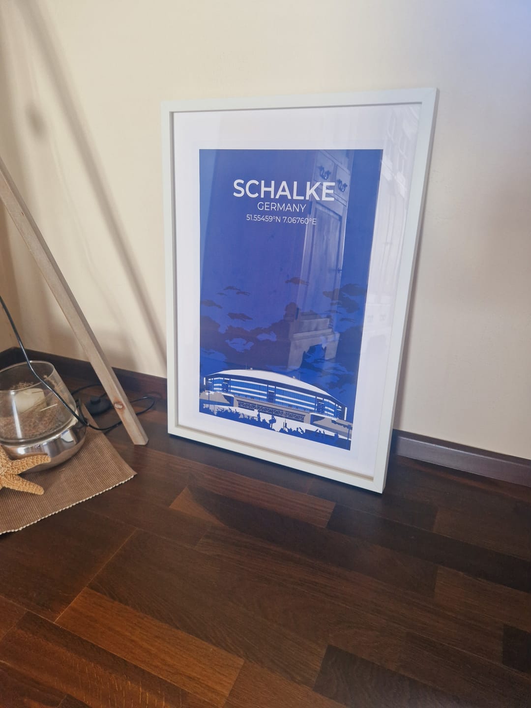 Customer photo review of Stadion Illustration Poster Schalke