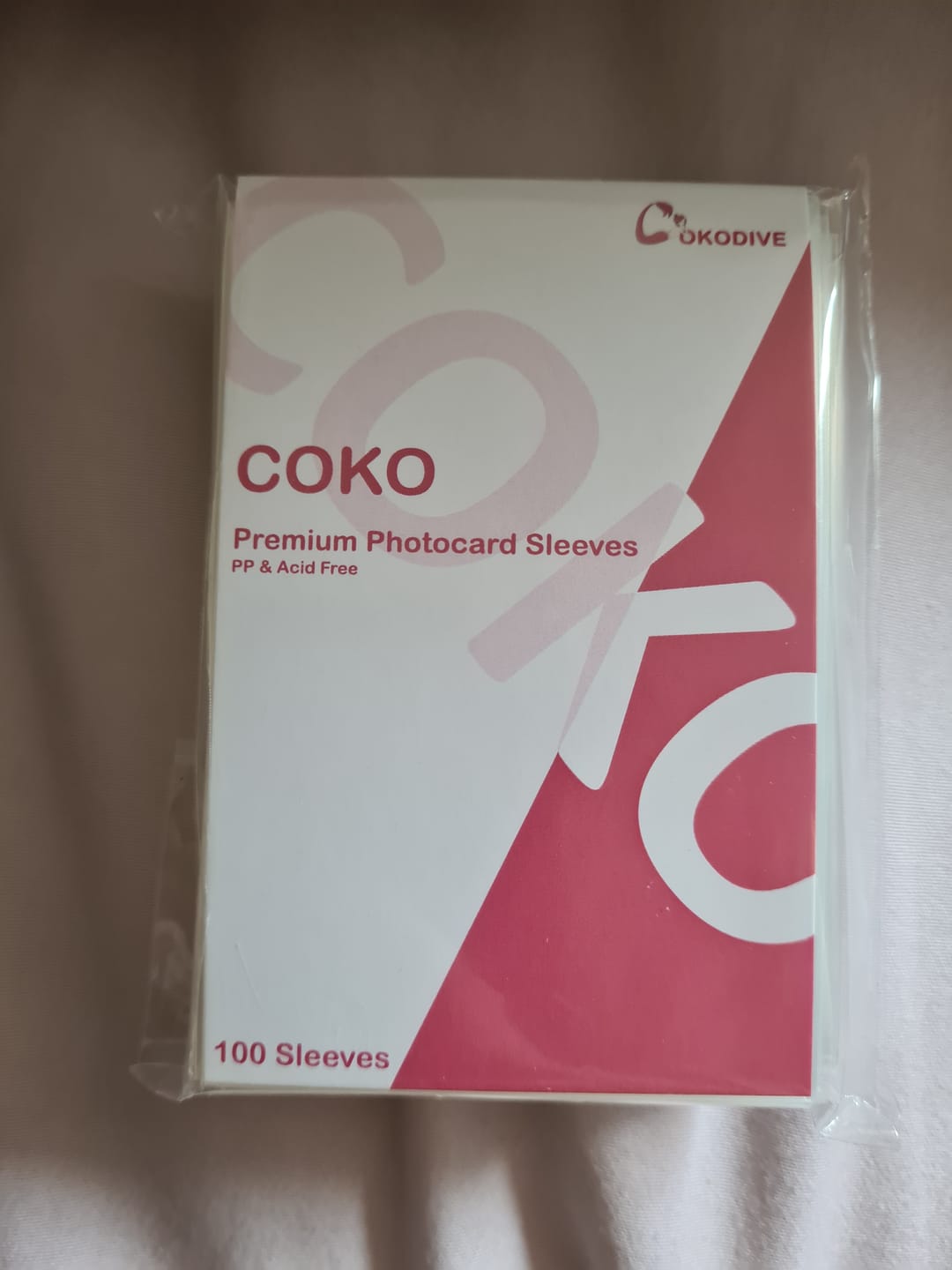 Customer photo review of Premium Photocard Sleeves for K-Pop Fans