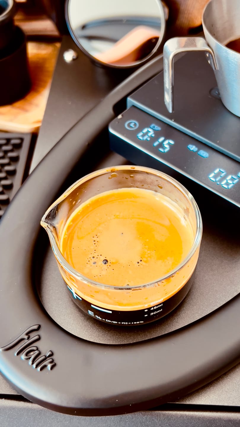 Customer photo review of Espresso Shot Glass with Measuring Scale - MUVNA