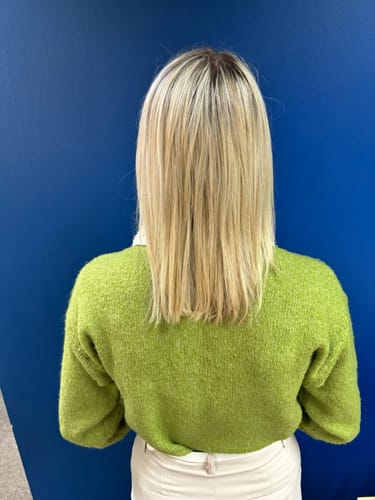 Customer photo review of Glow + Grow Hair Growth Collagen