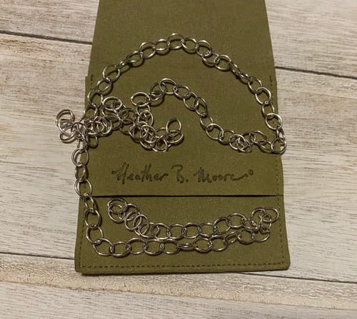 Customer photo review of 6.3mm Silver Hinge Chain