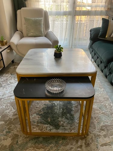 Customer photo review of طقم ترابيزات قهوة -قطعتين- EBA122