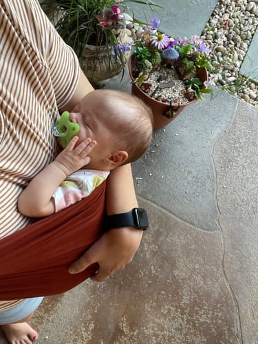 Customer photo review of Mama's Bonding Comforter