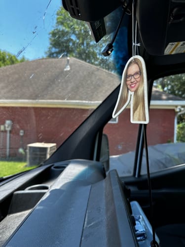 Customer photo review of Custom Shape Air Freshener