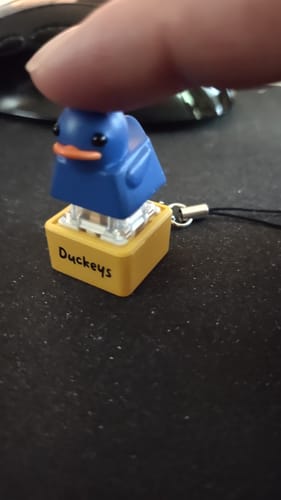 Customer photo review of Clickey | Single Key Fidget Toy