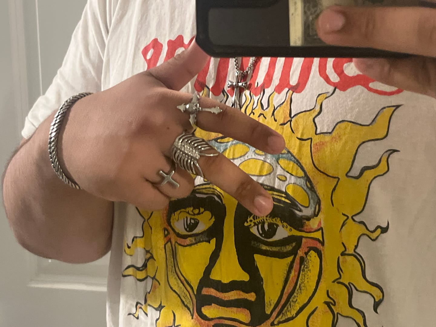 Customer photo review of RIBCAGE RING