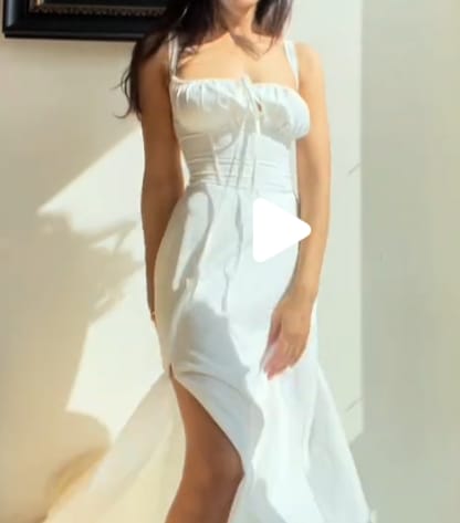 Customer photo review of Zyptara™ Lace Up Dress