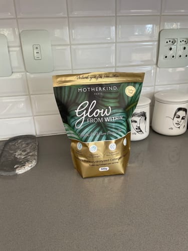 Customer photo review of Glow From Within Collagen - Bigger 500g Pack