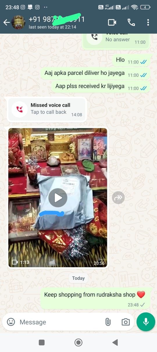 Customer photo review of Nepali Indrani Siddha Mala (Customizable)