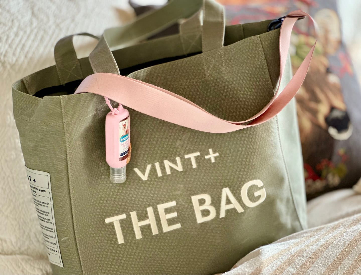 Customer photo review of CANVAS BAG - BIG - GRAU VIGORE