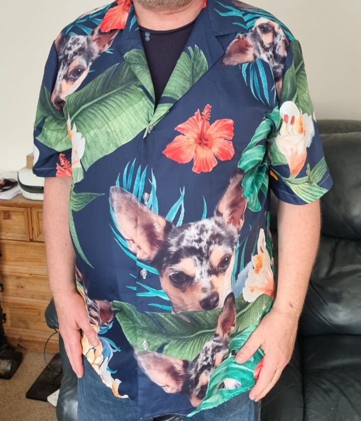Customer photo review of Your photo - Personalised hawaiian shirt
