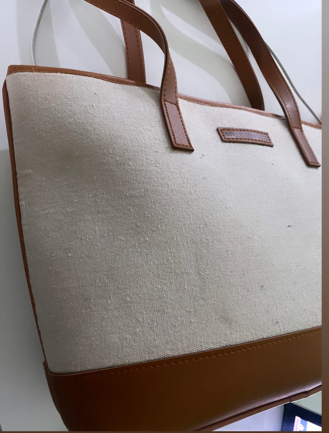 Customer photo review of TOTE BAG BROWN