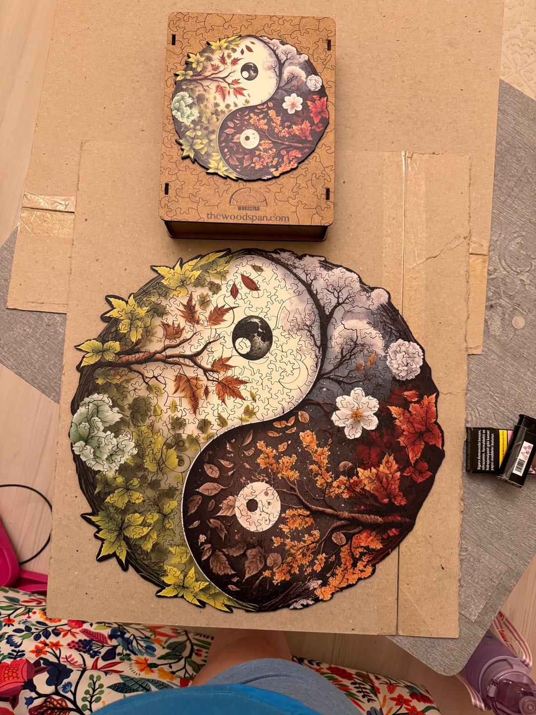 Customer photo review of 4 Season Yin Yang - Ahşap Puzzle