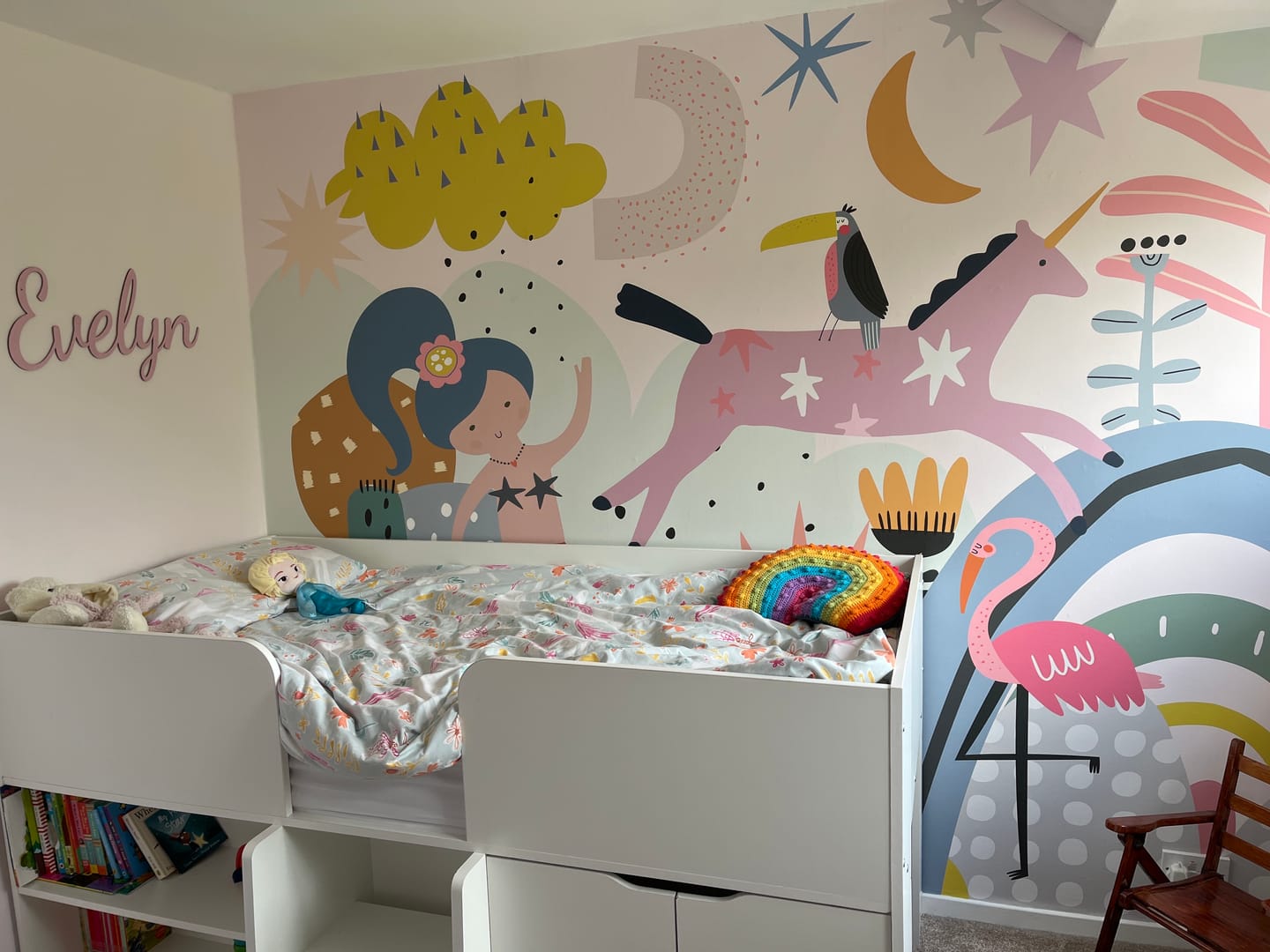 Customer photo review of Wonderlove Wallpaper Mural