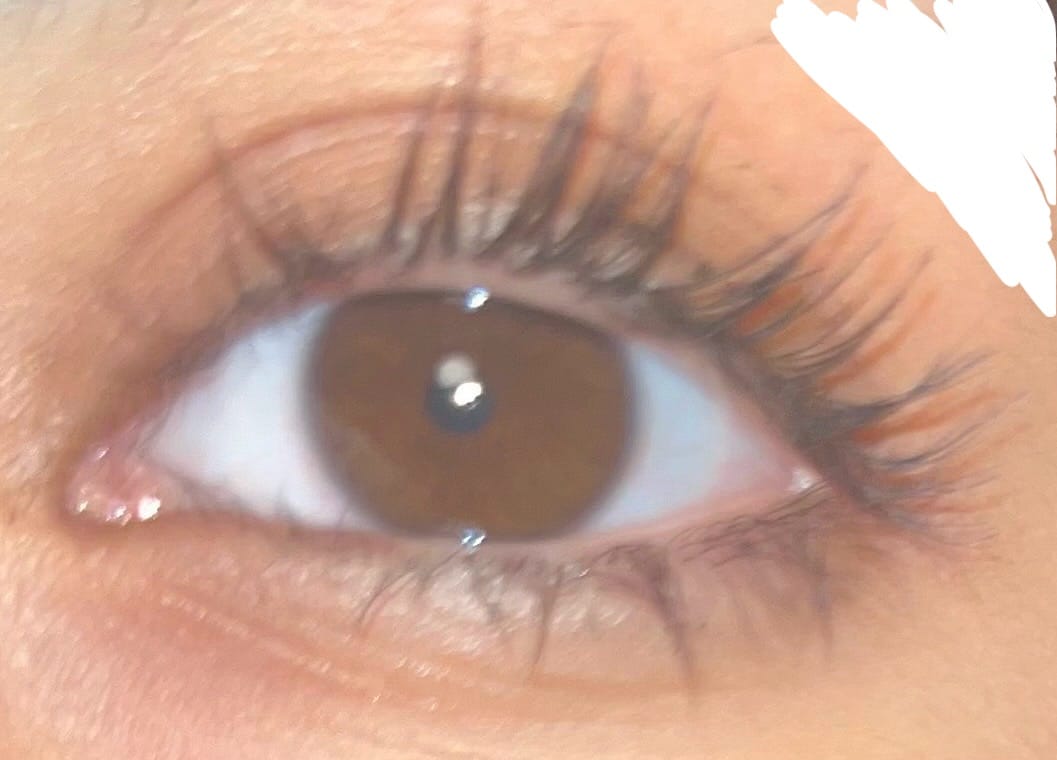 Customer photo review of LASH GROWTH SERUM