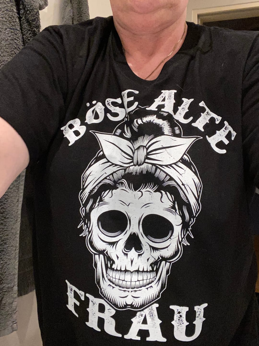 Customer photo review of Böse alte Frau - Damen T-Shirt