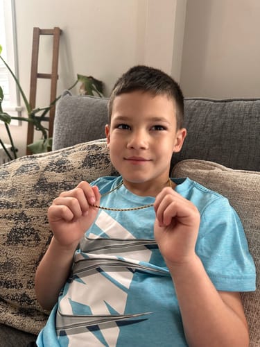 Customer photo review of Rope Chain - 18K Gold Plated