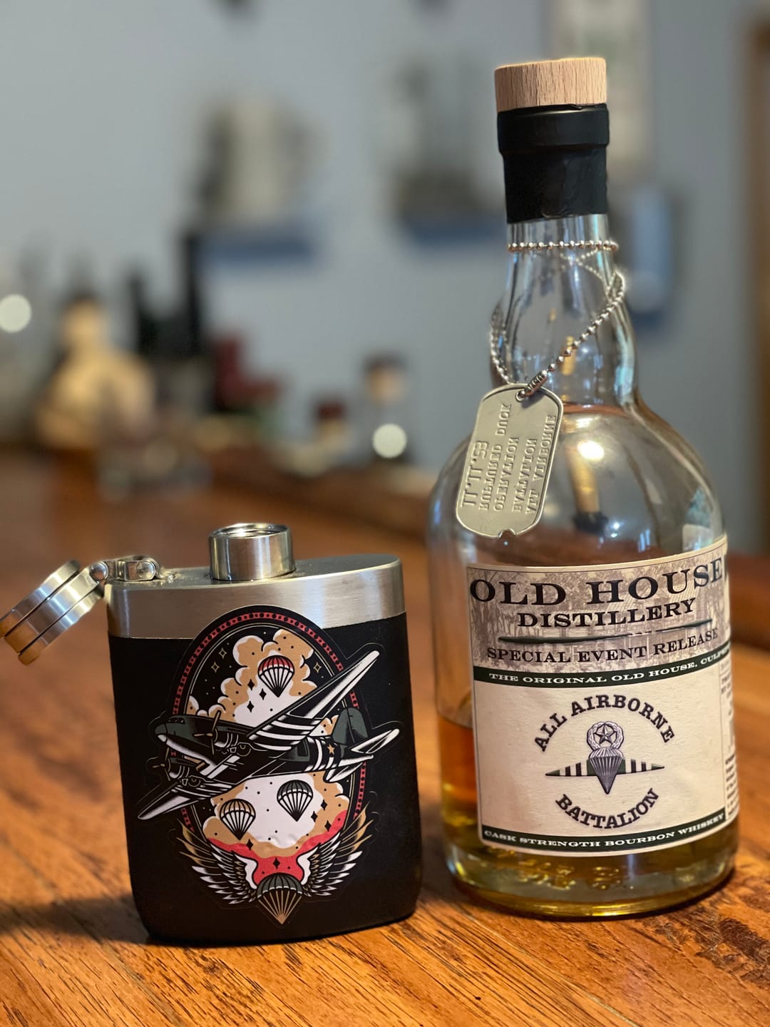 Customer photo review of Airborne Traditional Premium Sticker