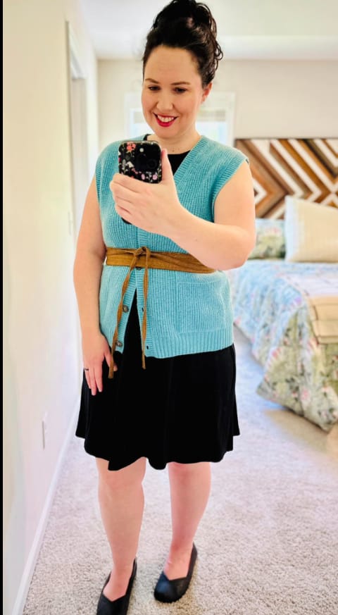 Customer photo review of NEW! Wool Obi Wrap Belt