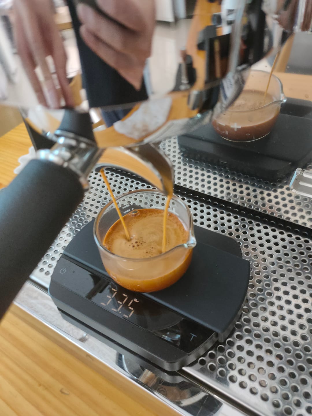 Customer photo review of Espresso Shot Glass with Measuring Scale - MUVNA