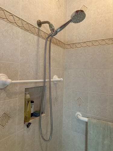 Customer photo review of 3-Spray Dual Shower Head Set
