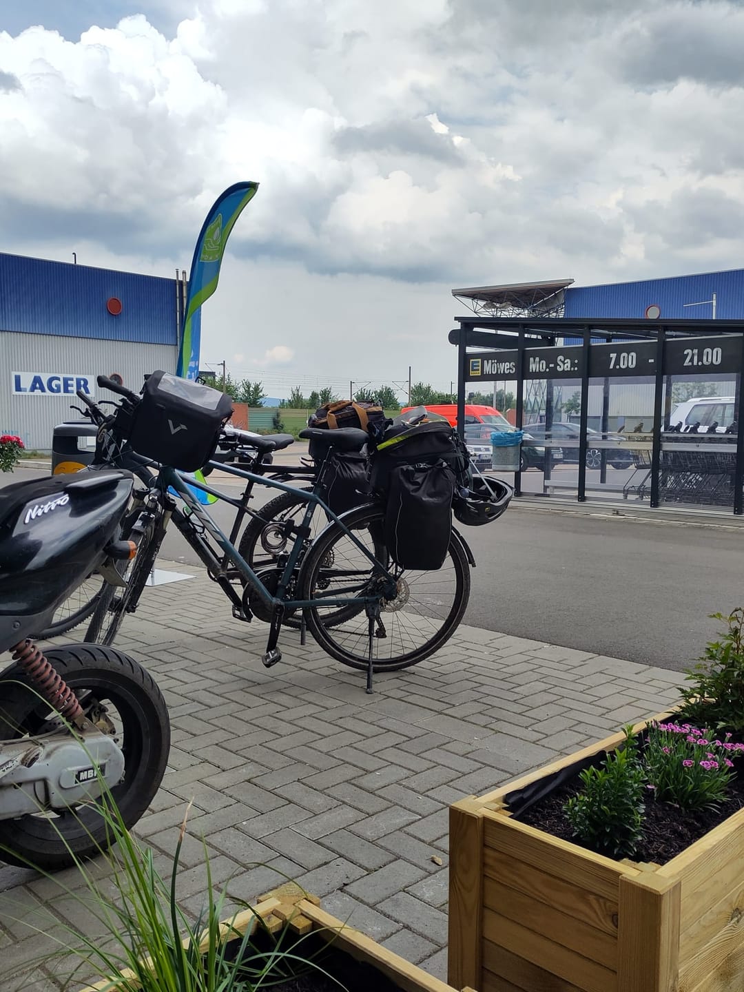 Customer photo review of ComfortSet - Fahrradsattel & gefederte Sattelstütze