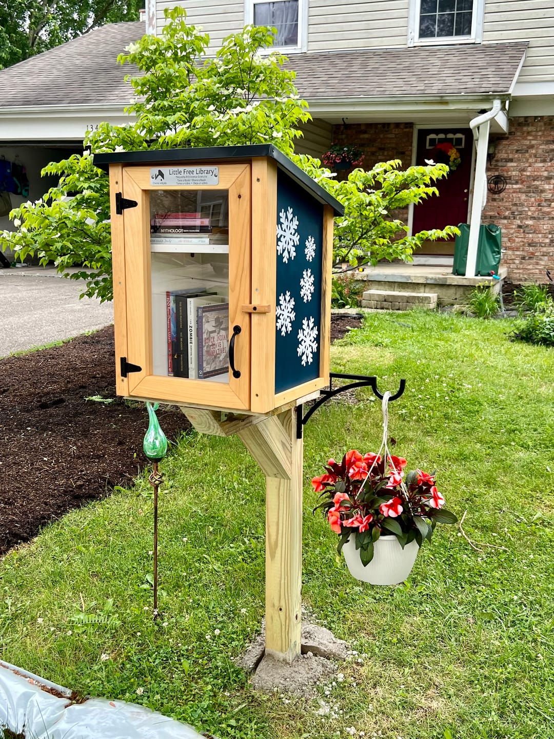 Customer photo review of Two Story Shed Unfinished Kit Little Free Library