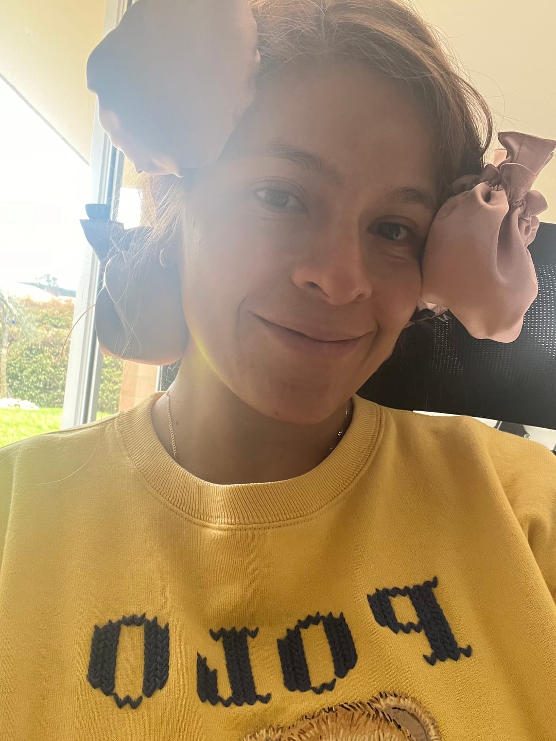 Customer photo review of TRONQUITOS Y MINI GORROS DE SATÍN - ONDAS SIN CALOR
