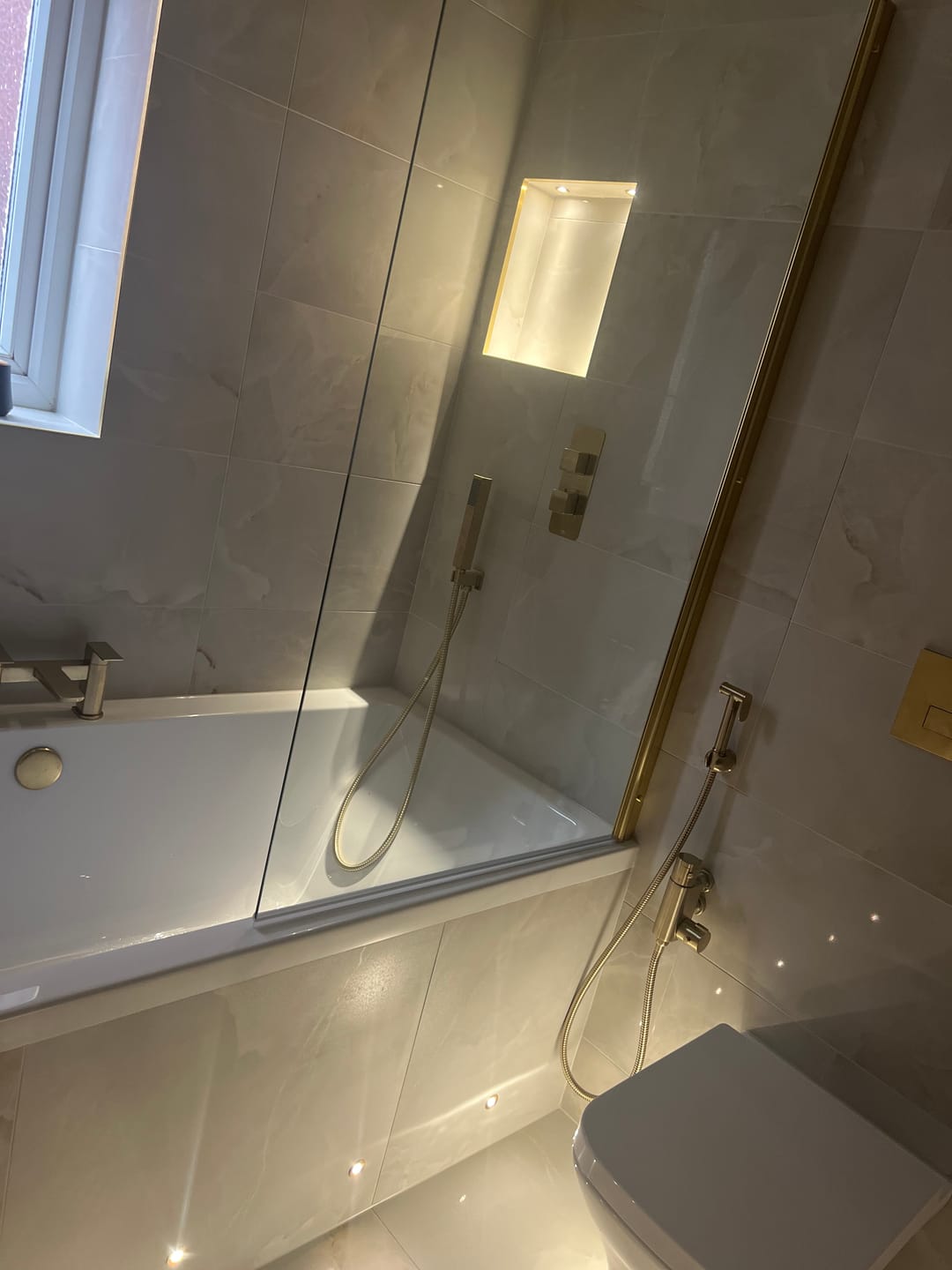 Customer photo review of 1W Ella LED Waterproof IP65 Marker, Step, Deck Light, Gold (Non Dimmable Driver Included)