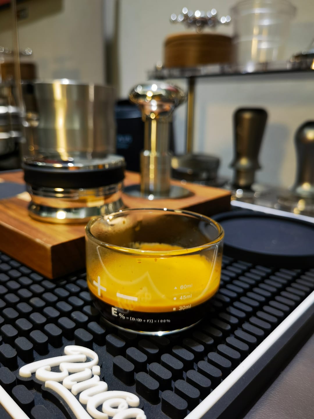 Customer photo review of Espresso Shot Glass with Measuring Scale - MUVNA