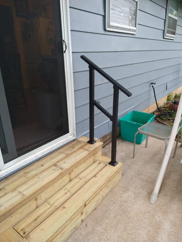 Customer photo review of Stair Handrail Kit