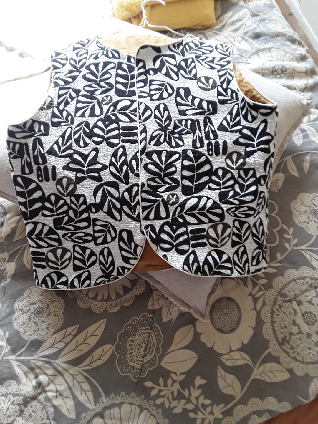 Customer photo review of Veston Gaston en jacquard Estampe