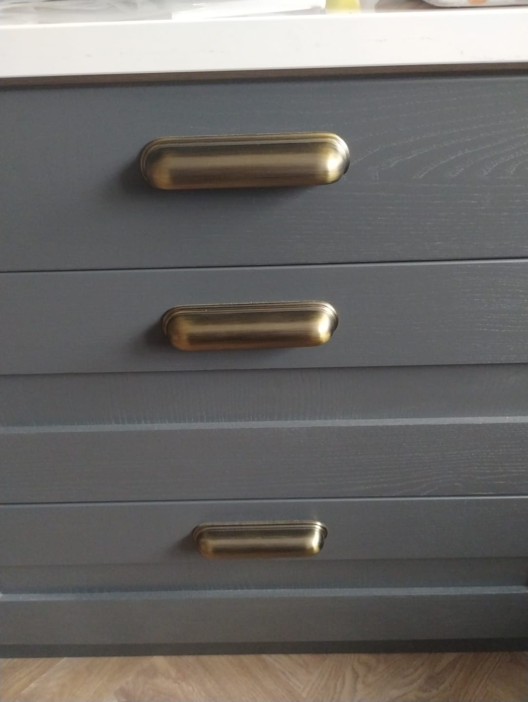 Customer photo review of Calgary Cupboard Handles