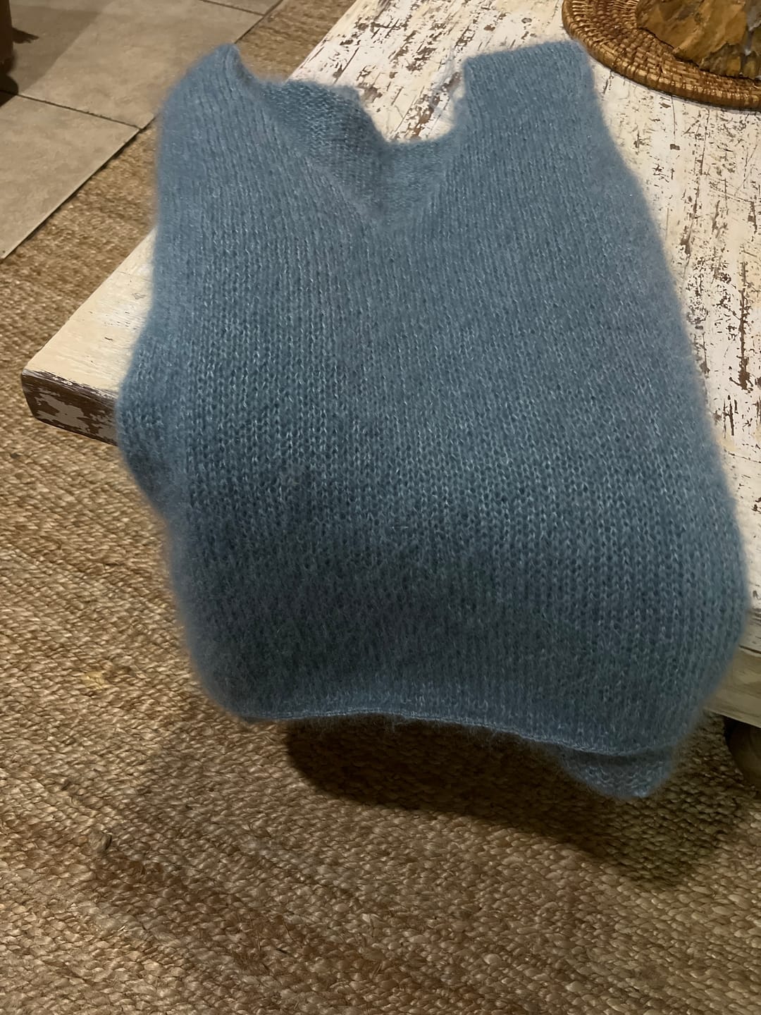 Customer photo review of Silk Mohair  (75% Kid Mohair / 25% Seda)