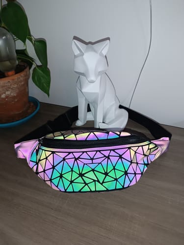 Customer photo review of Sac Banane Holographique | Éclair