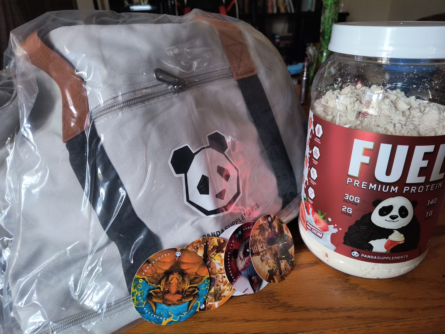 Customer photo review of ALL NEW Panda Gym Bags
