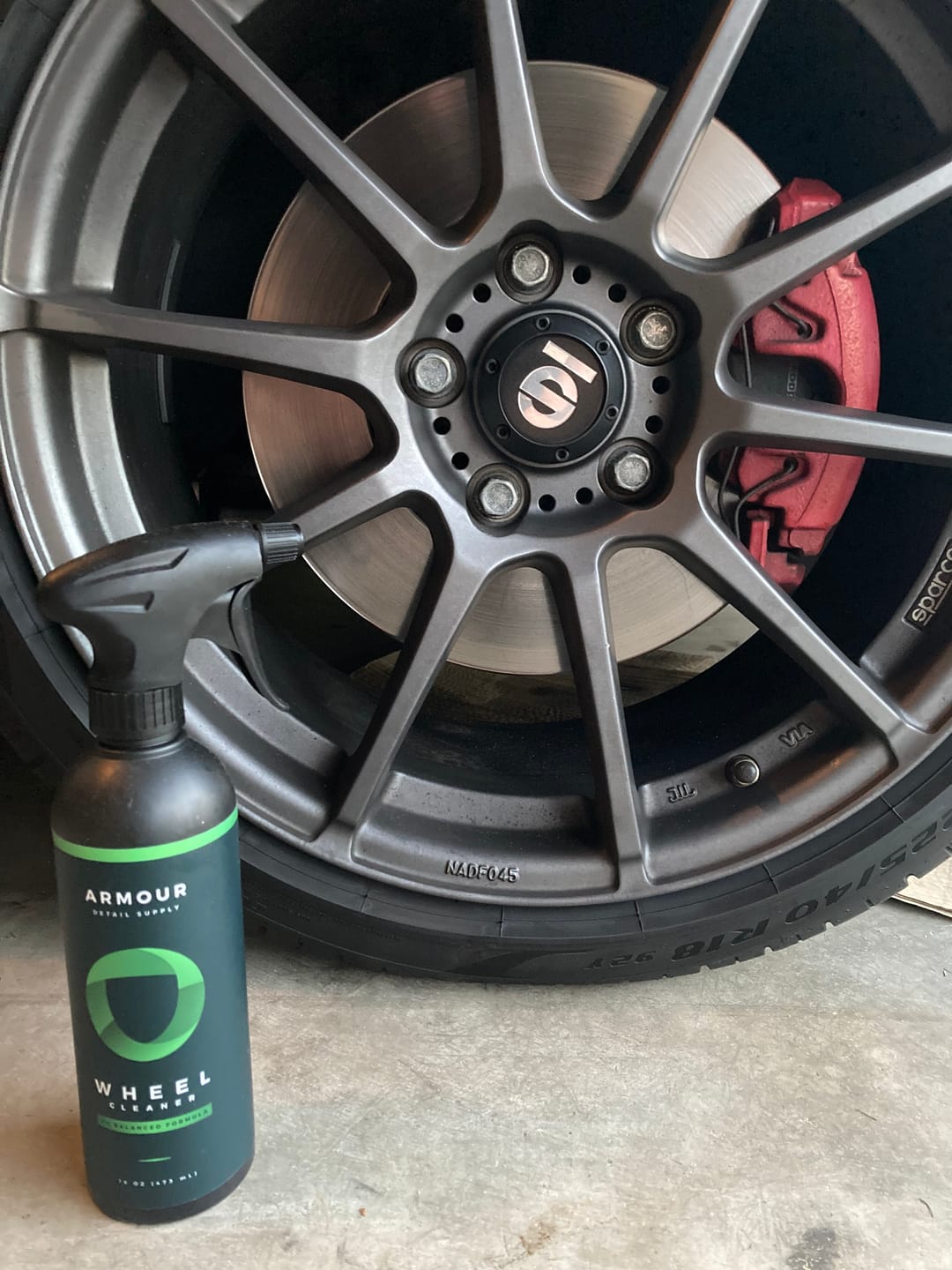 Customer photo review of Wheel Cleaner