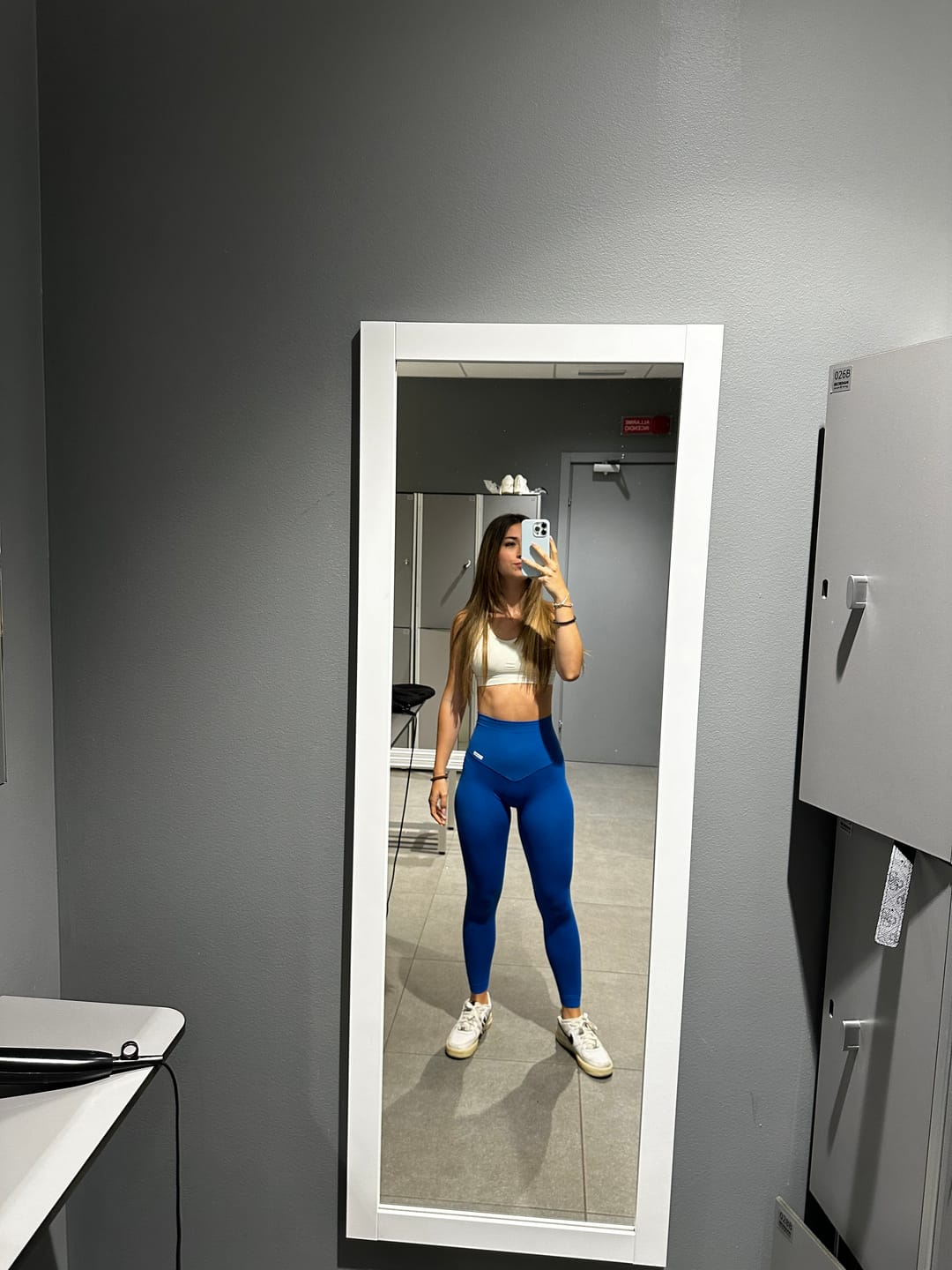 Customer photo review of Leggings Push up Gym Fashion Blu Accidia